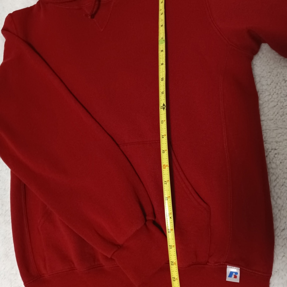 Russell Athletic Deep Red Hoodie - Picture 3 of 5
